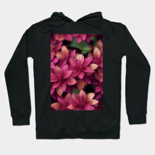 Beautiful Violet Red Burgundy Flowers, for all those who love nature #107 Hoodie